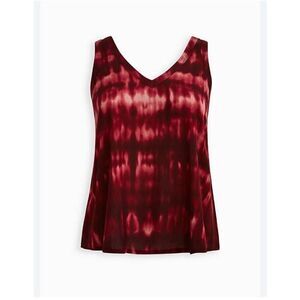 Torrid V neck tie dye tank top Size 00